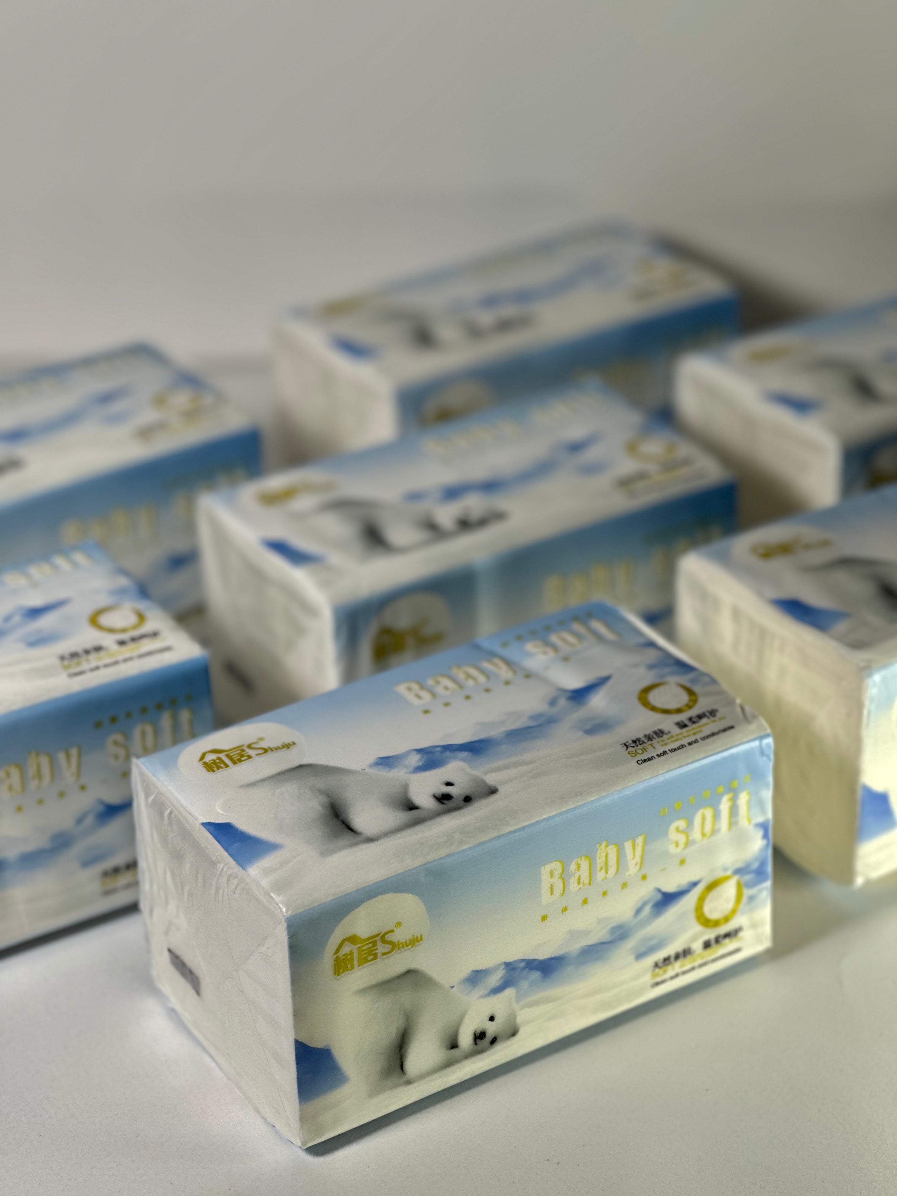 5 Ply Soft Tissues 10 Pcs (156x180 mm) 500 Sheets