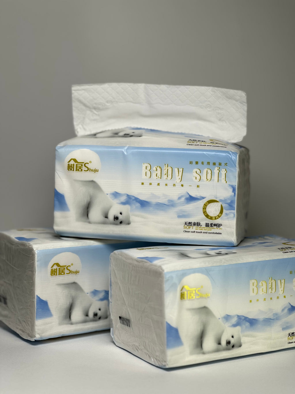 5 Ply Soft Tissues 10 Pcs (156x180 mm) 500 Sheets
