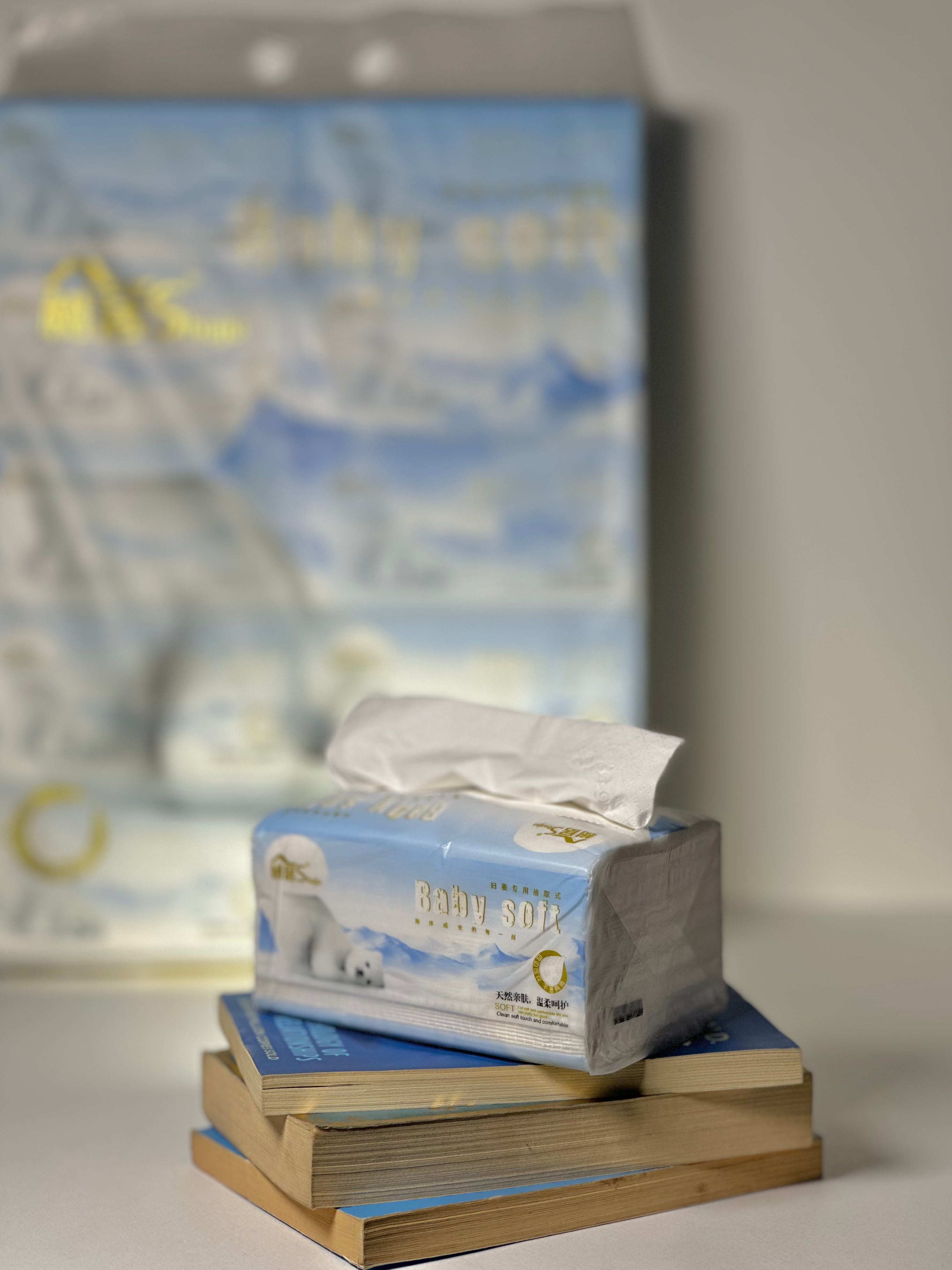 5 Ply Soft Tissues 10 Pcs (156x180 mm) 500 Sheets